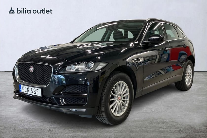 Bild 1 av Jaguar F-Pace 20d AWD Skinn Elstolar Backkamera Navigation