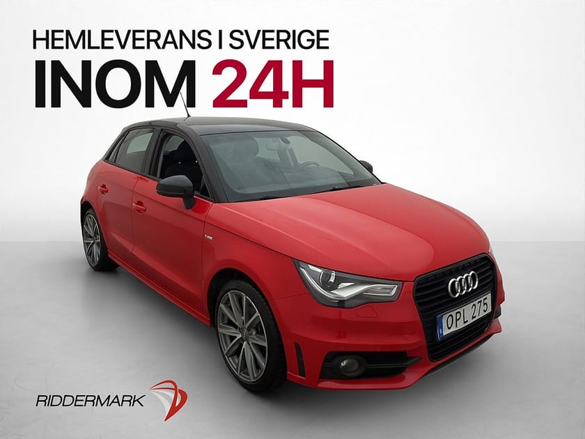 Bild 1 av Audi A1 Sportback 1.2 TFSI 86hk Sport-Line  Farthållare