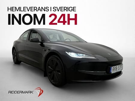 Tesla Model 3 Standard Range Svensksåld Pano Ljus-Interiör