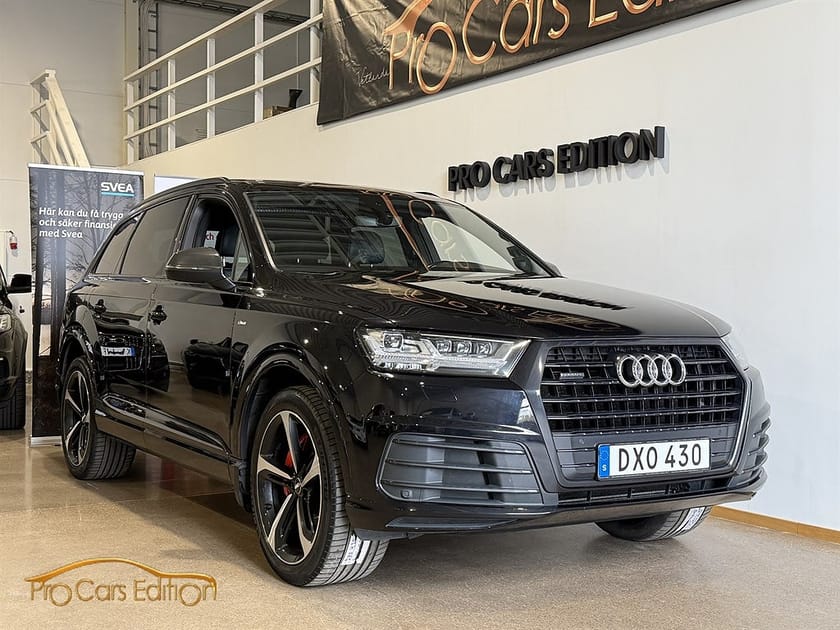 Bild 1 av Audi Q7 3.0 TDI V6 quattro|272hk S Line|CarPlay|Drag|B-kamera