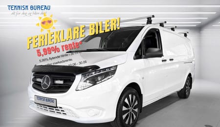 Mercedes-Benz Vito 119 CDI 4x4 3.0t 2 seter, skinnint, Lazer led grill,A3 lengde