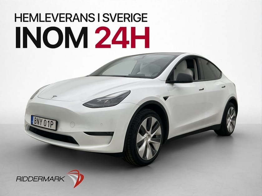 Bild 4 av Tesla Model Y Long Range AWD Dragkrok AP Pano Ljus interiör