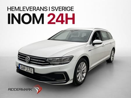 Volkswagen Passat Sportscombi GTE 218hk Dragkrok Kamera Värmare MOMS