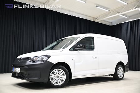 Volkswagen Caddy Cargo Maxi DSG 122HK Inredd|Drag|Värmare|EnÄgare|M-Värmare|Leasbar