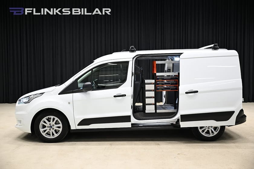 Bild 2 av Ford Transit Connect 210 LWB 100HK L2|Dubbeldörr|Inredd|LED|Leasbar|SeUtr!!