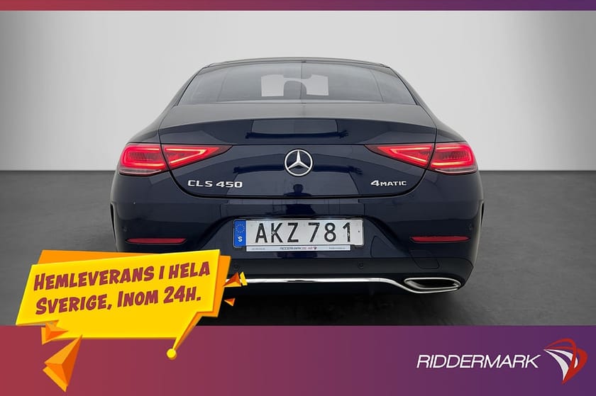 Bild 5 av Mercedes-Benz CLS 450 4MATIC 4M AMG Pano Burmester 360° HUD Skinn