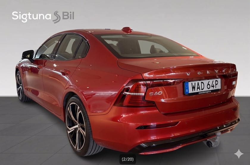 Bild 3 av Volvo S60 Recharge T8 II AWD R-Design / Drag / Backkamera / Läder