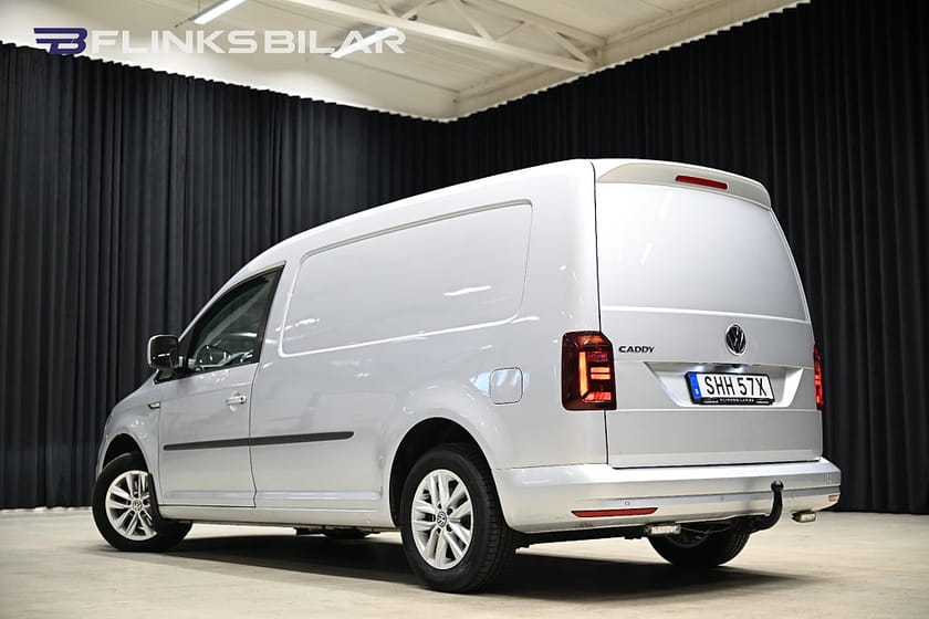 Bild 4 av Volkswagen Caddy Maxi Van DSG 102HK Nedlackad|LED|Inredd|Drag|Värmare|Backkamera