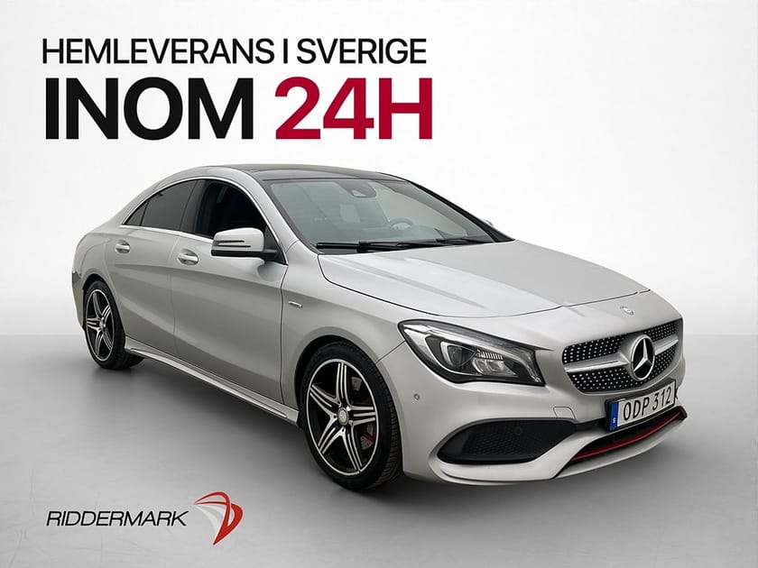 Bild 1 av Mercedes-Benz CLA 250 Sport 4MATIC 4M 218hk AMG Pano Kamera CarPlay