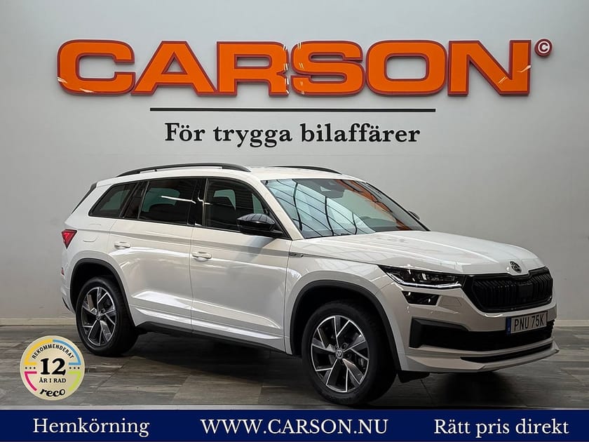 Bild 1 av Škoda Kodiaq Skoda 2.0 TSI 4x4 Sportline 7-Sits Backkamera Apple Värmare