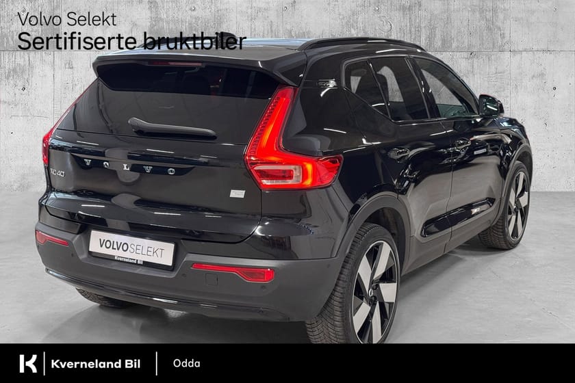 Bilde 2 av Volvo XC40 Recharge Twin Ultimate/20"/360g.k/p.soltak/Hengerfeste