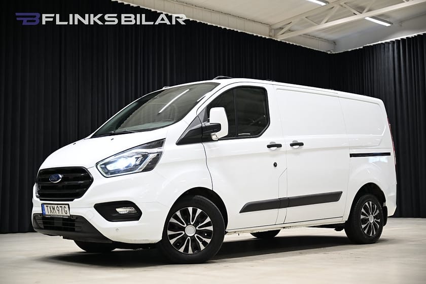 Bild 1 av Ford Transit Custom 280 130HK Automat|Inredning|Dubbeldörr|LED|Nykamrem