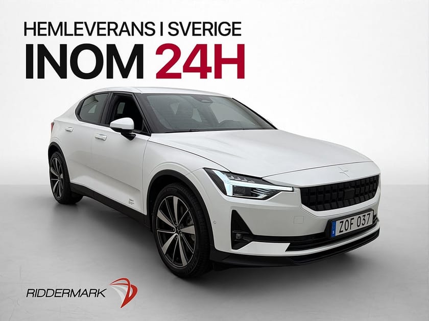 Bild 1 av Polestar 2 Long Range Single Motor Adapt-fart Drag 360° Navi