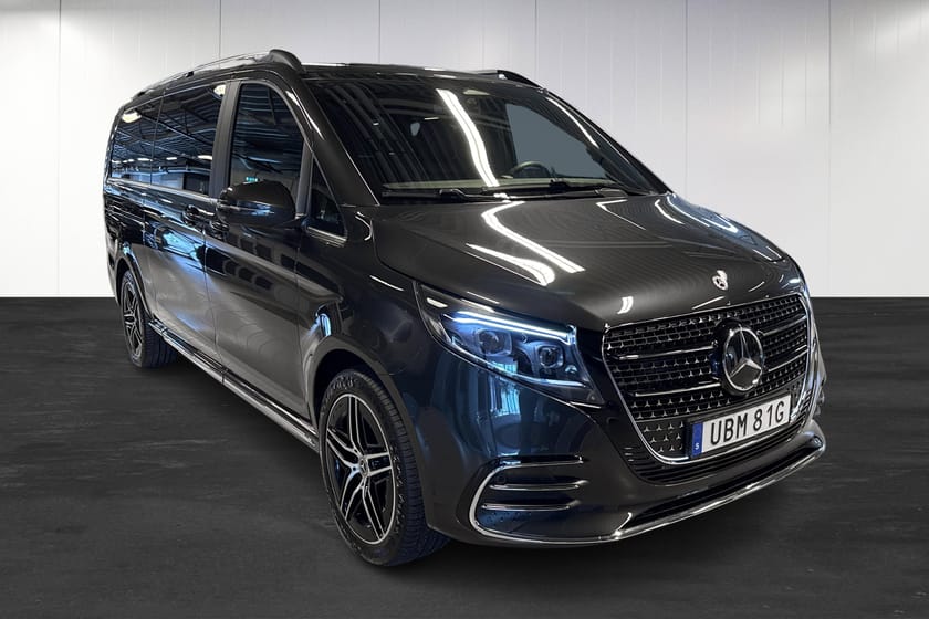 Bild 2 av Mercedes-Benz V 300d 4MATIC 3.2t 300 D EX.LÅNG AVANTGARDE 9G | AMG | 7-Sits | 360 | Burmester