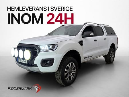 Ford Ranger Dubbelhytt Wildtrak 213hk 4x4 Ny-Kamrem Värm Drag Kåpa MOMS