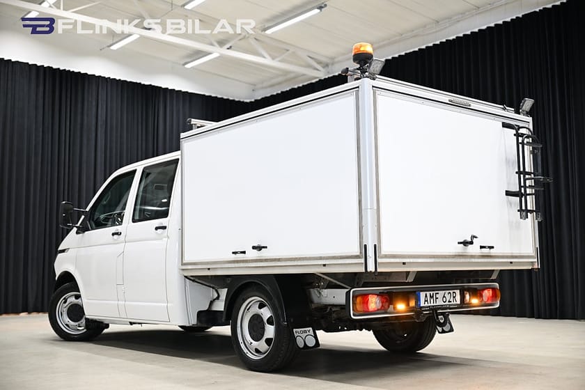 Bild 5 av Volkswagen Transporter Chassi Dubbelhytt 4Motion 150HK Dubbelhytt|Kåpa|Lågmil|EnÄgare|Leasbar