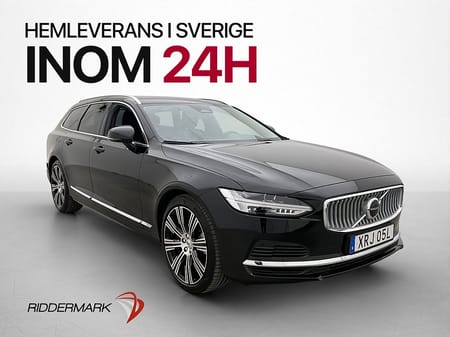 Volvo V90 Recharge T6 AWD 350hk Plus Bright Läder Drag