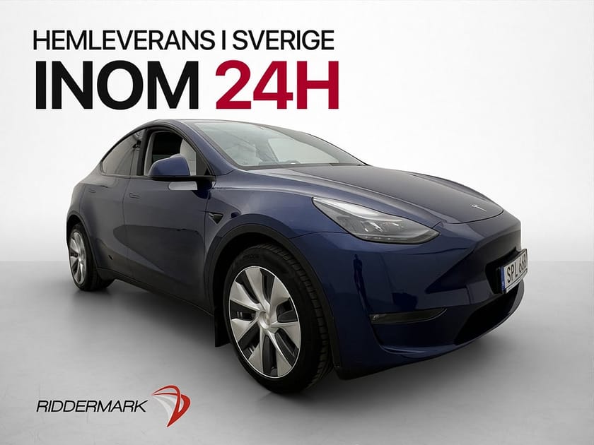 Bild 1 av Tesla Model Y Long Range AWD Ljus interiör Svensksåld