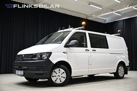 Volkswagen Transporter Kombi 4Motion 150HK Dubbelhytt||Inredd|Lågmil|EnÄgare|SeUtr!!