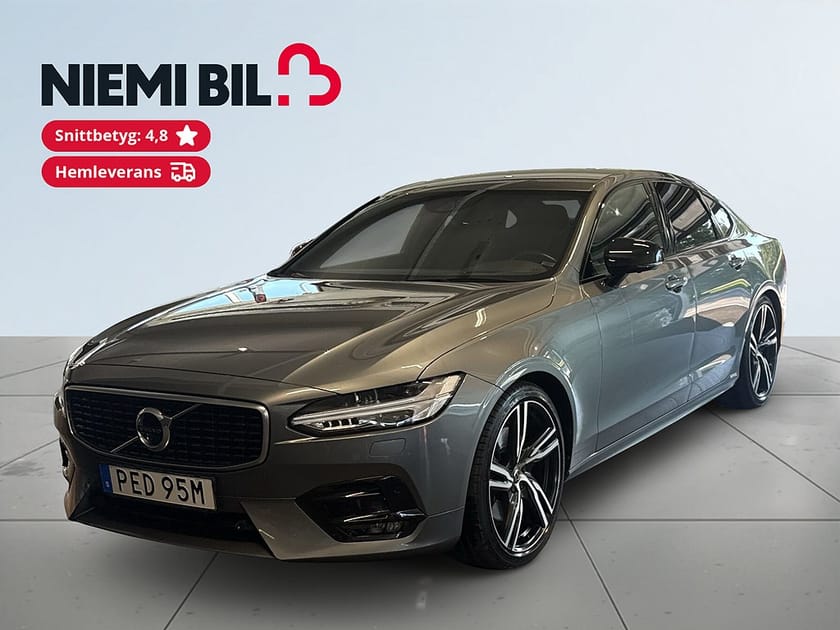 Bild 1 av Volvo S90 D5 AWD R-Design HuD/Massage/Dvärm/Skinn/Drag/BLIS/360