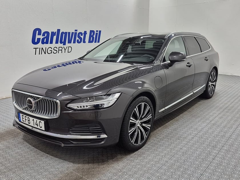 Bild 1 av Volvo V90 T8 Recharge Plus Bright plug in 456HK 4x4 Läder