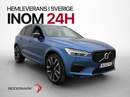 Volvo XC60 T8 AWD Recharge R-Design B&W Pano Luft Drag 392hk