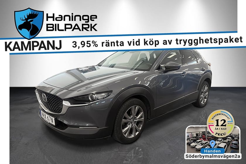 Bild 1 av Mazda CX-30 2.0 150hk SKY Tech pack Aut Bose Bkamera/SUPERDEAL 3,95