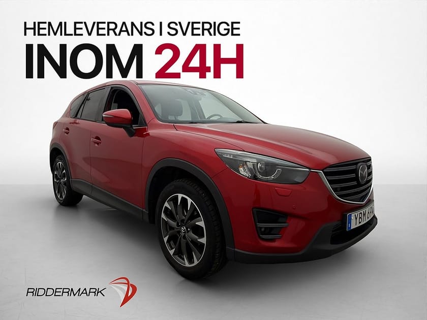 Bild 1 av Mazda CX-5 2.2 AWD Optimum M-Värmare Drag BOSE Kamera Skinn