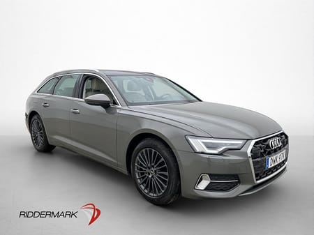 Audi A6 Avant 40 TDI quattro Q Cockpit Pano D-Värm Kamera Skinn Drag Moms