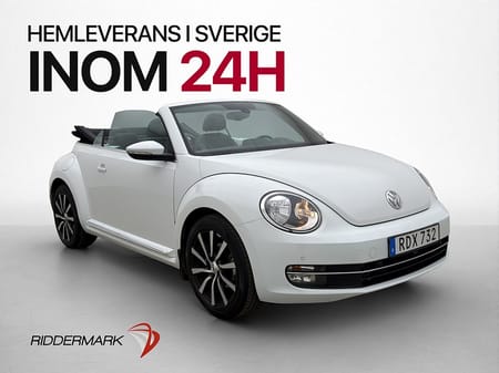 Volkswagen Beetle Cabriolet 1.2 TSI Läder Sensorer CarPlay