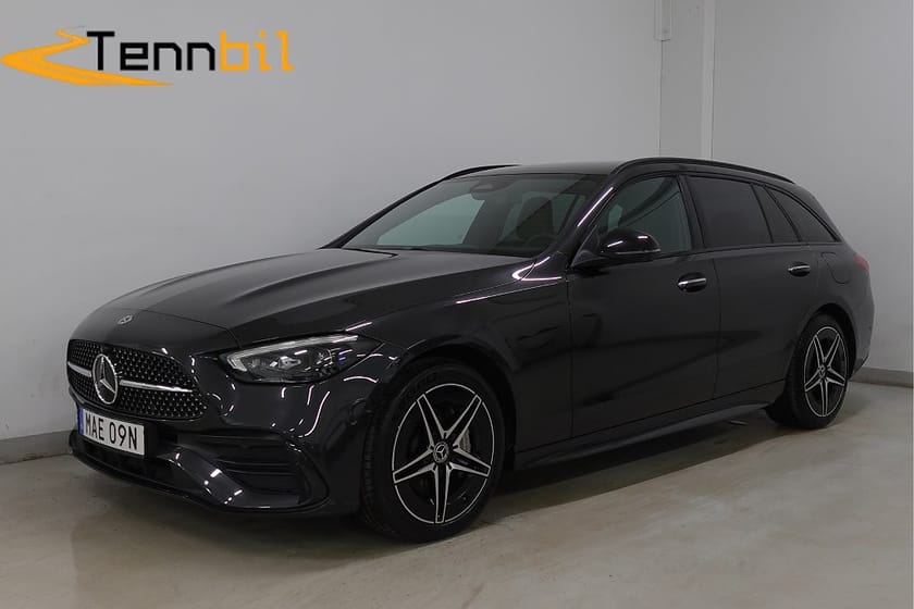 Bild 1 av Mercedes-Benz C 300 T e 9G AMG 360° Drag P-Värme Burmester Ambient MOMS