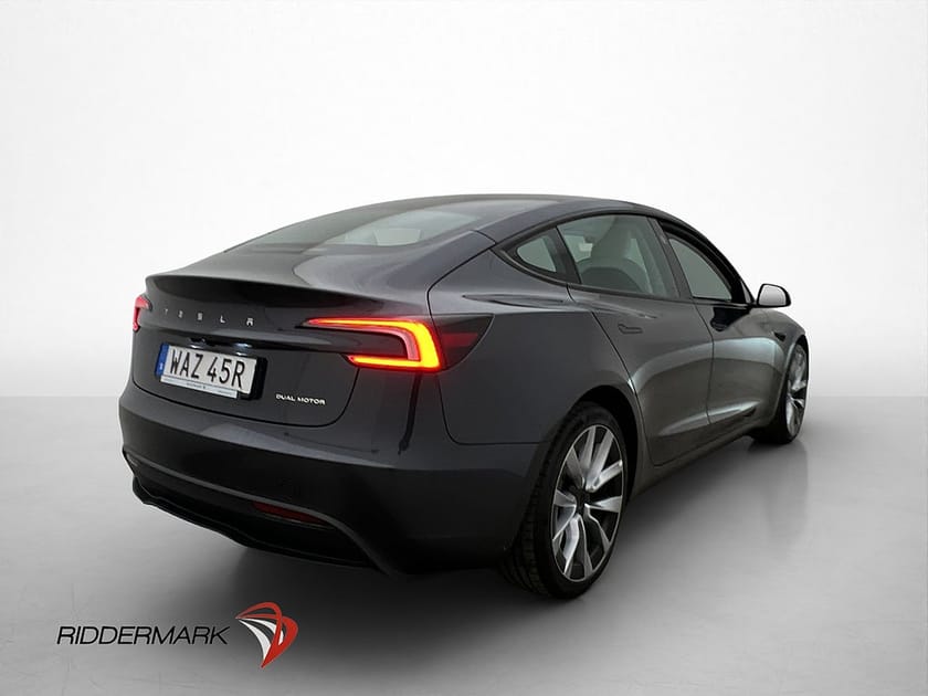 Bild 5 av Tesla Model 3 Long Range AWD Ljus interiör Uppgraderad AP