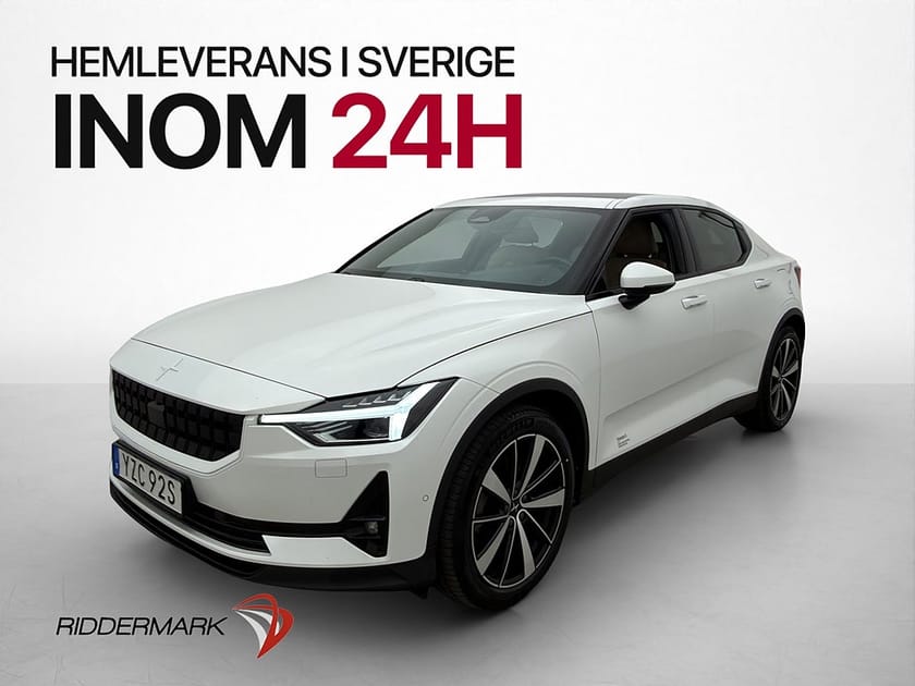 Bild 1 av Polestar 2 Long range Dual motor DM Pilot Plus Skinn Pano H/K Drag 360°