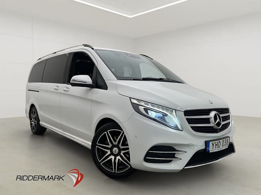 Bild 1 av Mercedes-Benz V 220d 4MATIC 3.1t AMG Värm Drag Pano El-Dörr Skinn