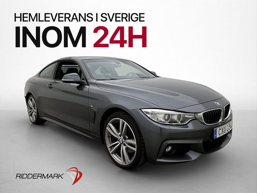 Bild 3 av BMW 428i xDrive Coupé 428 245hk M Sport Pano H/K Drag Skinn Kamera