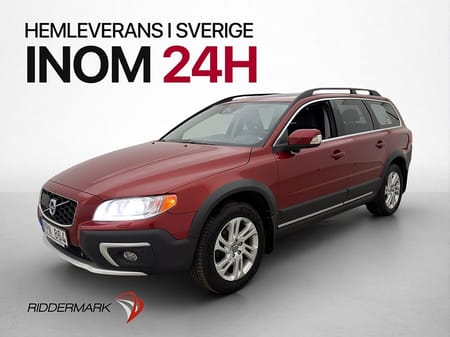 Volvo XC70 D5 AWD 215hk Summum Taklucka Värm Drag Skinn Navi