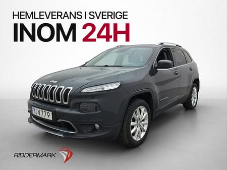 Jeep Cherokee 2.2 CRD 4WD M&K-Värmare Kamera Navi Skinn Drag