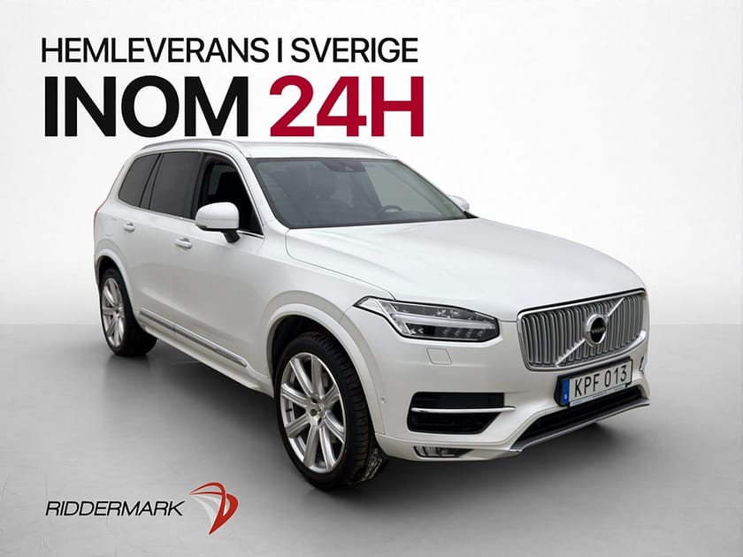Bild 1 av Volvo XC90 7-seater D5 AWD Inscription 7-Sits VOC Kamera CarPlay Drag