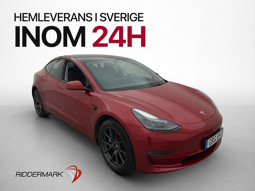 Bild 1 av Tesla Model 3 Long Range AWD 498hk Pano Värmepump Moms