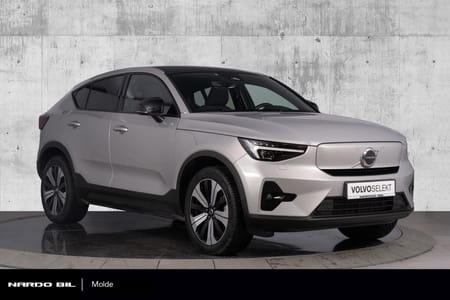 Volvo C40 Recharge Twin motor 408 hk Plus. Piksel LED/Krok/Varmepumpe/Soltak/VOC