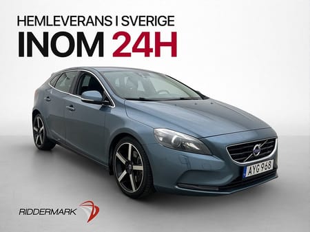 Volvo V40 D4 177hk Summum VOC Värm Kamera Skinn Elstol Drag