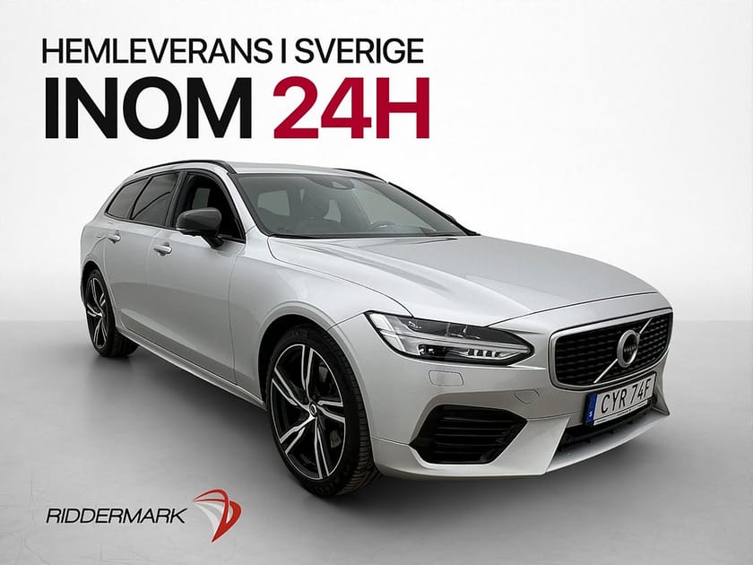 Bild 3 av Volvo V90 Recharge T8 AWD R-Design H/K Luftfjädr Drag Skinn