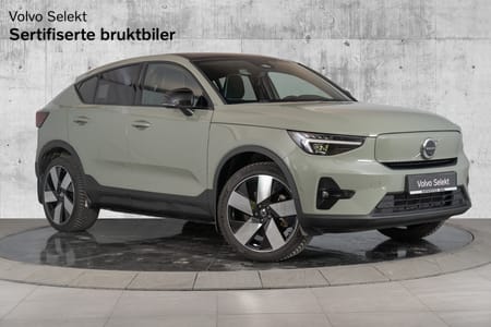 Volvo C40 Recharge Twin motor 408 hk Ultimate. 360/Soltak/Pixel lys/Varmepumpe/HK