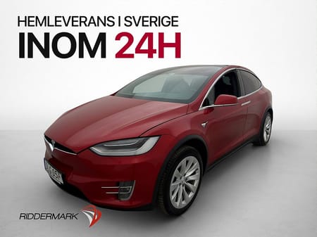 Tesla Model X Long Range AWD sv-såld Skinn Panorama Kamera