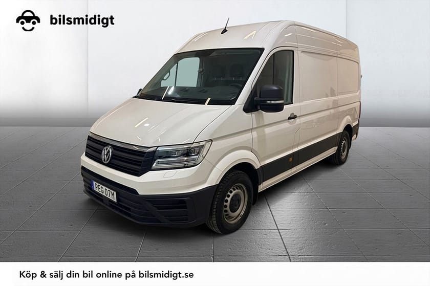 Bild 1 av Volkswagen Crafter 35 L3H3 2.0 TDI Aut Drag Inredd Kamera Värmare MOMS