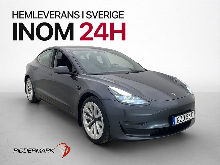 Bild 1 av Tesla Model 3 Long Range AWD Svensksåld Panorama