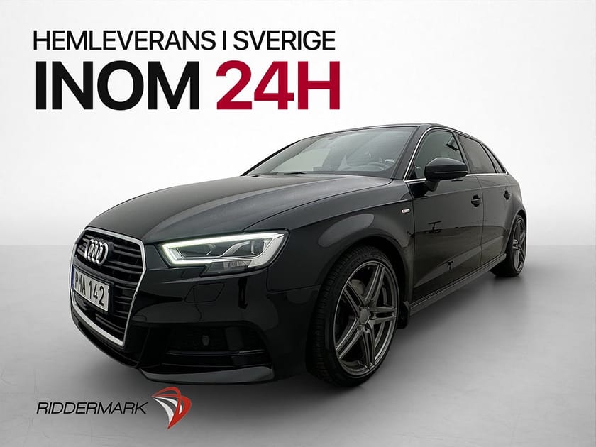 Bild 3 av Audi A3 Sportback 2.0 TFSI Q S-Line Halvskinn Sportratt Adpt-fart Drag