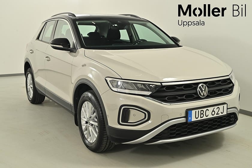 Bild 1 av Volkswagen T-Roc 1.0 TSI 110hk. Rattvärme, Carplay, Adaptiv farth.