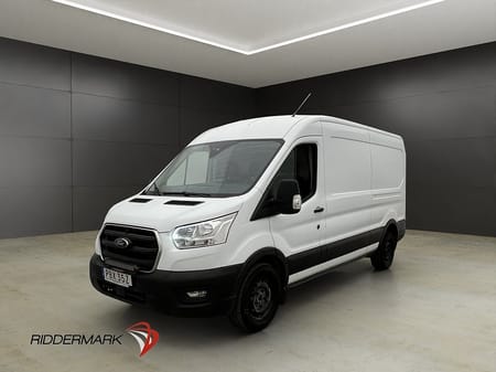 Ford Transit 350 L3H2 170hk Ny-Kamrem Värm Drag B-Kamera CARPLAY