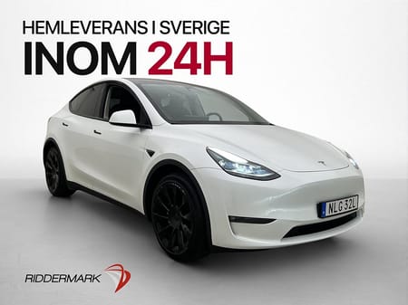 Tesla Model Y Long Range AWD Dragkrok Svensksåld